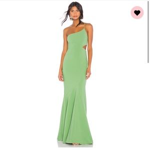 green likely fina gown